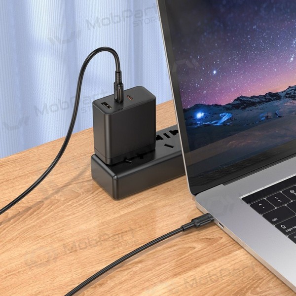 USB-C Kabel Borofone BX111 USB-C zu USB-C 1 m 60 W schwarz.