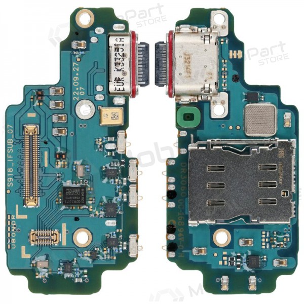 Samsung S918 Galaxy S23 Ultra Ladeanschluss und Mikrofonanschluss (service pack) (original) Samsung S918 Galaxy S23 Ultra Ladeanschluss und Mikrofonanschluss (service pack) (original)