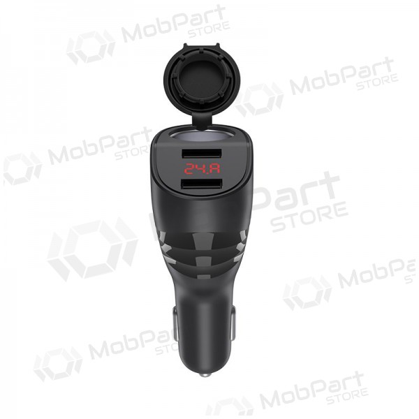 Ladegerät automobilinis Hoco Z34 x 2 USB (3.1A) (Schwarz)