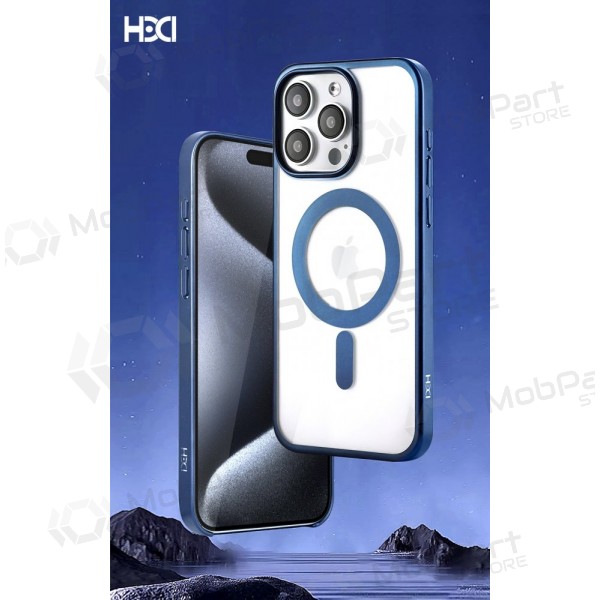 Handyhülle HDD Electro MagSafe Case Apple iPhone 12 Pro Max Blau