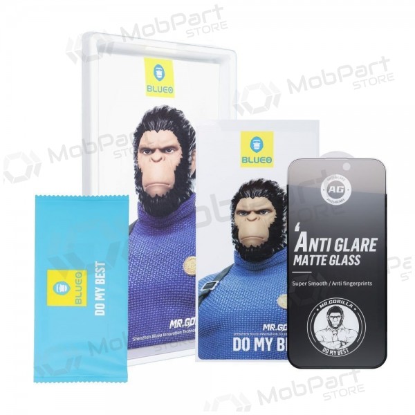 Apple iPhone 18 Pro Schutzglas - 5D Mr. Monkey Glass (Strong Matte)