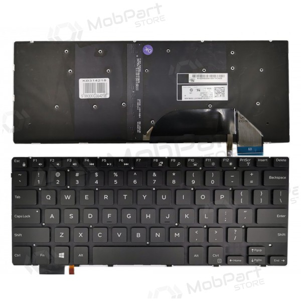 DELL Inspiron: 15 7558, 7568, XPS 15 9550, 9560 Tastatur (mit Beleuchtung) DELL Inspiron: 15 7558, 7568, XPS 15 9550, 9560 Tastatur (mit Beleuchtung)