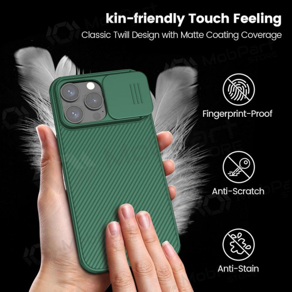Apple iPhone 15 Plus Handyhülle „Nillkin CamShield Pro“ (Grün)
