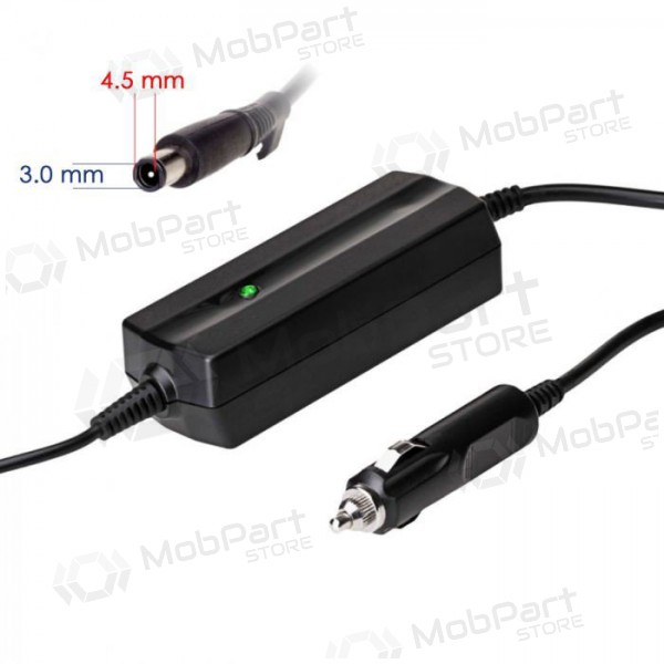 Automobilinis nešiojamojo kompiuterio pakrovėjas Akyga AK-ND-75 (19.5V /2.31A 45W 4.5 x 3.0mm + pin) DELL 1.2m Automobilinis nešiojamojo kompiuterio pakrovėjas Akyga AK-ND-75 (19.5V /2.31A 45W 4.5 x 3.0mm + pin) DELL 1.2m