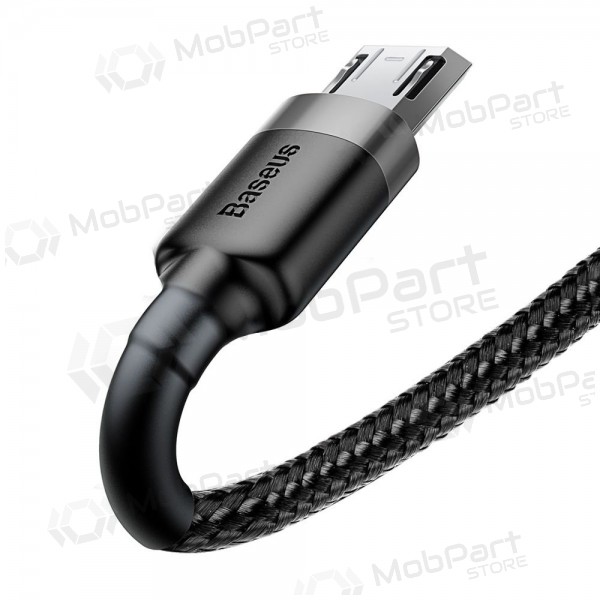 USB Kabel Baseus Cafule microUSB 2.0m 1.5A (Grau-Schwarz) CAMKLF-CG1