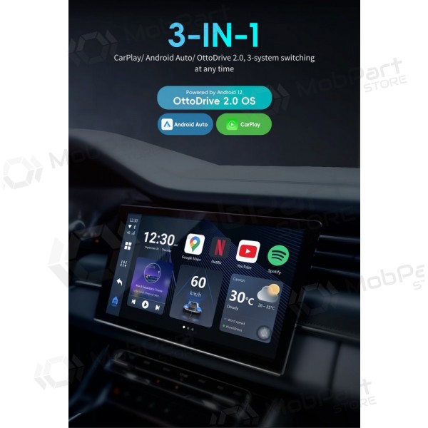 Kabelloser CarPlay / Android Auto Adapter Ottocast OttoAiBox P3 PCS46 schwarz