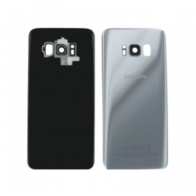Samsung G955F Galaxy S8 Plus Rückseite Akkudeckel Silbrig (Arctic silver) (gebraucht grade B, original)