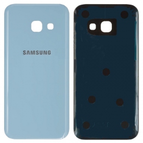Samsung A320 Galaxy A3 2017 Rückseite Akkudeckel Hellblau (blue mist) (gebraucht grade C, original)