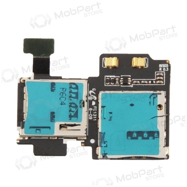 Samsung i9500 Galaxy S4 / i9505 Galaxy S4 SIM und microSD Kartes lizdo anschluss Samsung i9500 Galaxy S4 / i9505 Galaxy S4 SIM und microSD Kartes lizdo anschluss