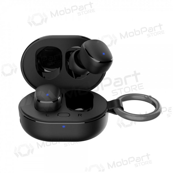 Kabellose Kopfhörer mit Mikrofon 3mk FlowBuds 6.0 Bluetooth USB-C schwarz