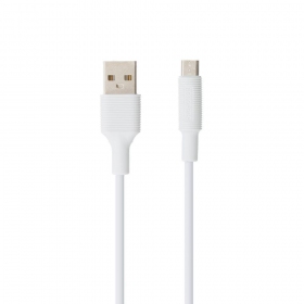 USB Kabel Borofone BX1 microUSB 1.0m (Weiß)