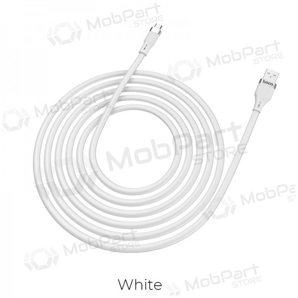 USB Kabel HOCO U72 lightning 1.2m silicone Weiß USB Kabel HOCO U72 lightning 1.2m silicone Weiß