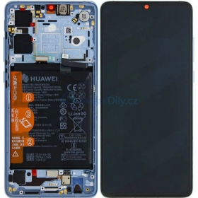 Huawei P30 (new version 2021) Display (Breathing Crystal) (mit Rahmen und Batterie) (service pack) (original)