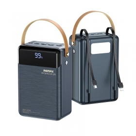 Externe Batterie Power Bank Remax RPP-566 22.5W 80000mAh Grau