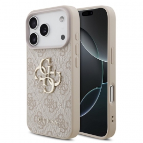 Apple iPhone 17 Pro hülle - Guess PU 4G Metal Logo