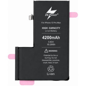 Apple iPhone 12 Pro Max Akku, Di-Power 4200 mAh (erhöhte Kapazität)