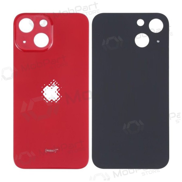 Apple iPhone 13 mini Rückseite Akkudeckel (Rot) (bigger hole for camera)