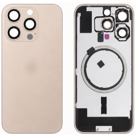 Apple iPhone 16 Pro rückseitige Abdeckung (gold) (Premium)