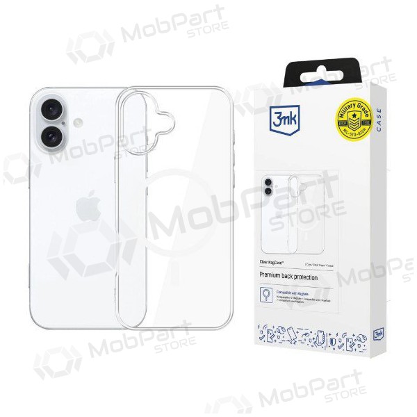 Apple iPhone 16 hülle - 3MK Clear MagCase