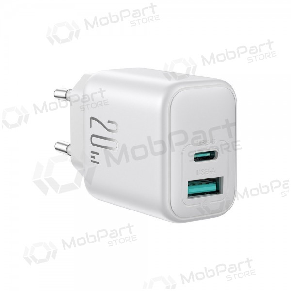 Ladegerät Joyroom JR-TCF21 USB-C/USB-A PD20W Weiß