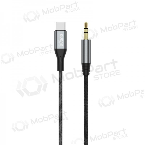 Audio-Kabel Dudao L11ProT USB-C auf 3.5 mm 1 m schwarz