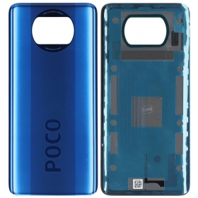 Xiaomi Poco X3 Pro / X3 / X3 NFC Rückseite Akkudeckel (Blau) (original) (service pack)