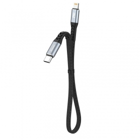 Lightning-Kabel Dudao L10P USB-C auf Lightning 0.23 m 20 W schwarz