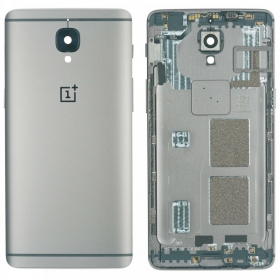 OnePlus 3 / 3T Rückseite Akkudeckel (Silbrig) (gebraucht grade C, original)