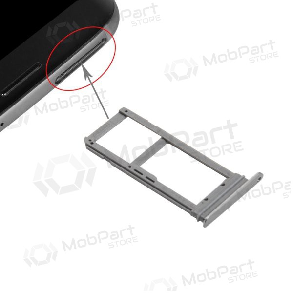 Samsung G935 Galaxy S7 Edge SIM-Kartenhalter (Grau)