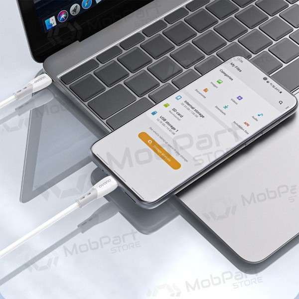 USB-C-Kabel Dudao L25SC USB-C auf USB-C 2 m 60 W weiß
