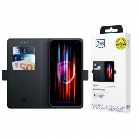 Xiaomi 17T hülle - 3mk Wallet Case - schwarz