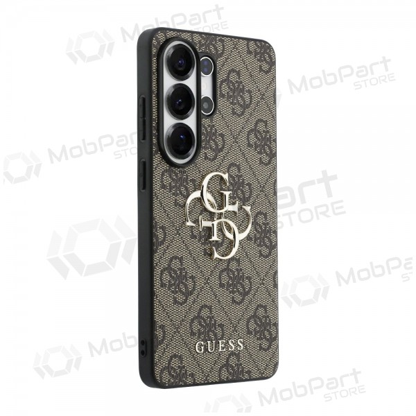 Samsung Galaxy S26 Ultra hülle - Guess PU 4G Metal Logo (braun)