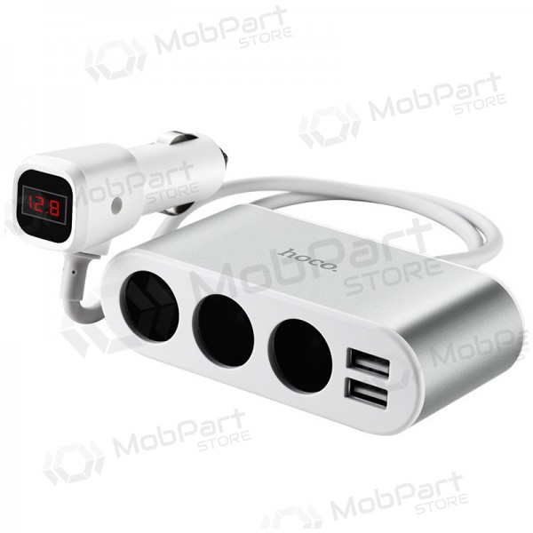 Auto-Ladegerät - šakotuvas Hoco Z13 2xUSB 3xconnector Auto-Ladegerät - šakotuvas Hoco Z13 2xUSB 3xconnector