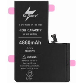 Apple iPhone 14 Pro Max Akku, Batterie Di-Power 4860 mAh (erhöhte Kapazität)