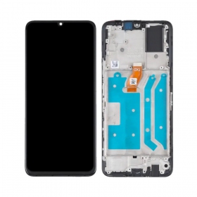 Ekranas Huawei Honor X7 su lietimui jautriu stikliuku und rėmeliu Black ORG