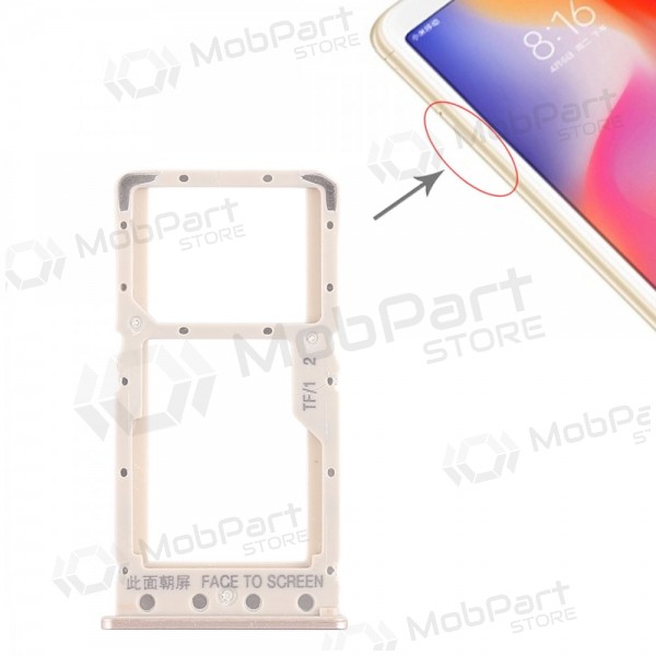 Xiaomi Redmi 6 / 6A SIM-Kartenhalter (Golden )