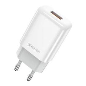 Ladegerät buitinis Jellico EU01 2.4A USB Weiß