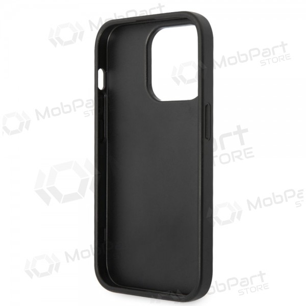 Apple iPhone 14 Pro hülle - Guess PU 4G Metal Logo (grau)