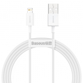USB Kabel Baseus Superior Lightning 2.4A 1.5m (Weiß) CALYS-B02