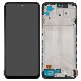 Xiaomi Redmi Note 10 / Redmi Note 10S / Poco M5s Display (Schwarz) (mit Rahmen)