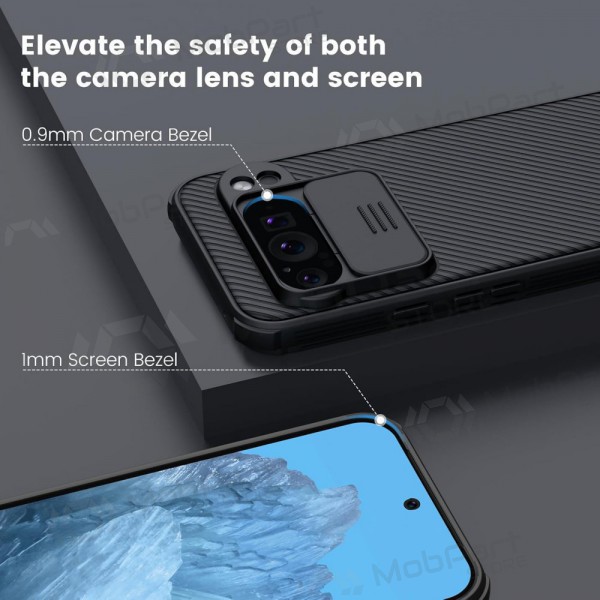Google Pixel 7A Handyhülle „Nillkin CamShield Pro“ (Schwarz)