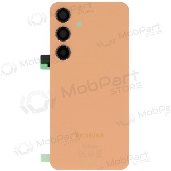 Samsung Galaxy S24 rückseitige Abdeckung (orange) (original)