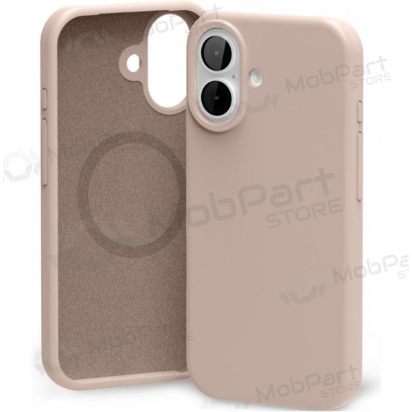 Handyhülle Mercury Pure Magsafe Silicon Case Apple iPhone 17 rosa Sand