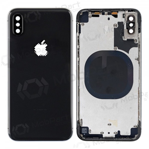 Apple iPhone X Rückseite Akkudeckel (Space Gray) (gebraucht grade C, original) Apple iPhone X Rückseite Akkudeckel (Space Gray) (gebraucht grade C, original)