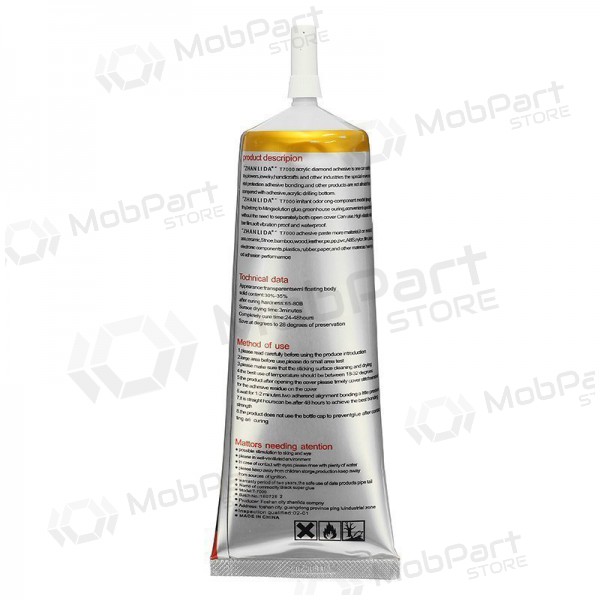Universell Silikonkleber T7000 (15ml) (Schwarz)