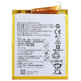 Huawei P9 / P9 Lite / P10 Lite / P20 Lite / P8 Lite 2017 / P smart / Honor 8 / Honor 5c / Honor 7 Lite / Y6 2018 / Y7 2018 (HB366481ECW) Batterie / Akku (3000mAh)