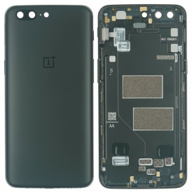 OnePlus 5 Rückseite Akkudeckel Grau (Slate Gray) (gebraucht grade C, original)