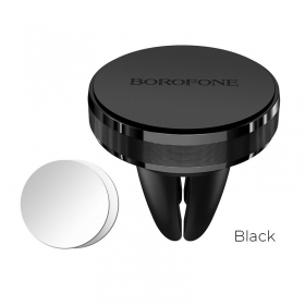 Automobilinis Universal telefono laikiklis Borofone BH8, mounted on the dashboard, magnetic, Schwarz