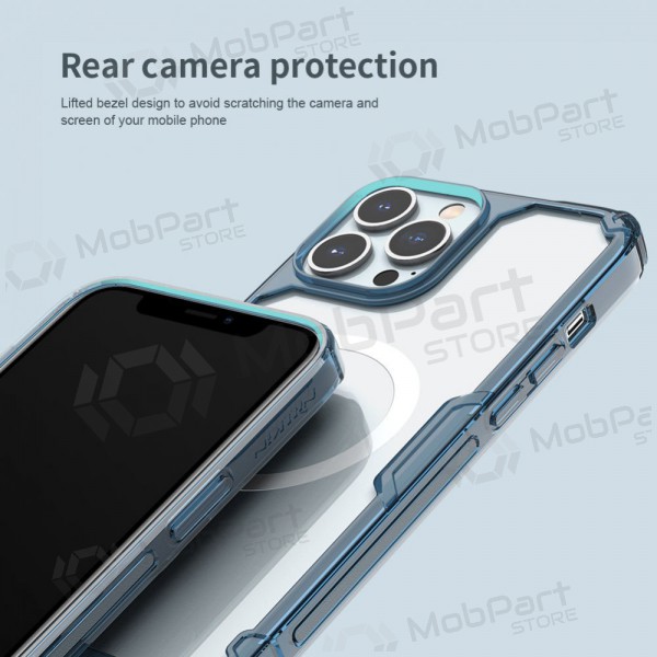 Apple iPhone 13 Pro Max Handyhülle „Nillkin Nature Magnetic“ (Blau)
