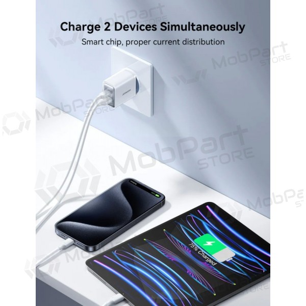 Ladegerät Joyroom JR-TCF15 USB-C/USB-A 30W Weiß